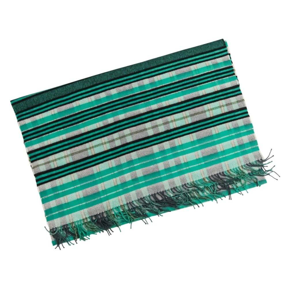 HERMES Authentic Green Scarf - Picture 4 of 14